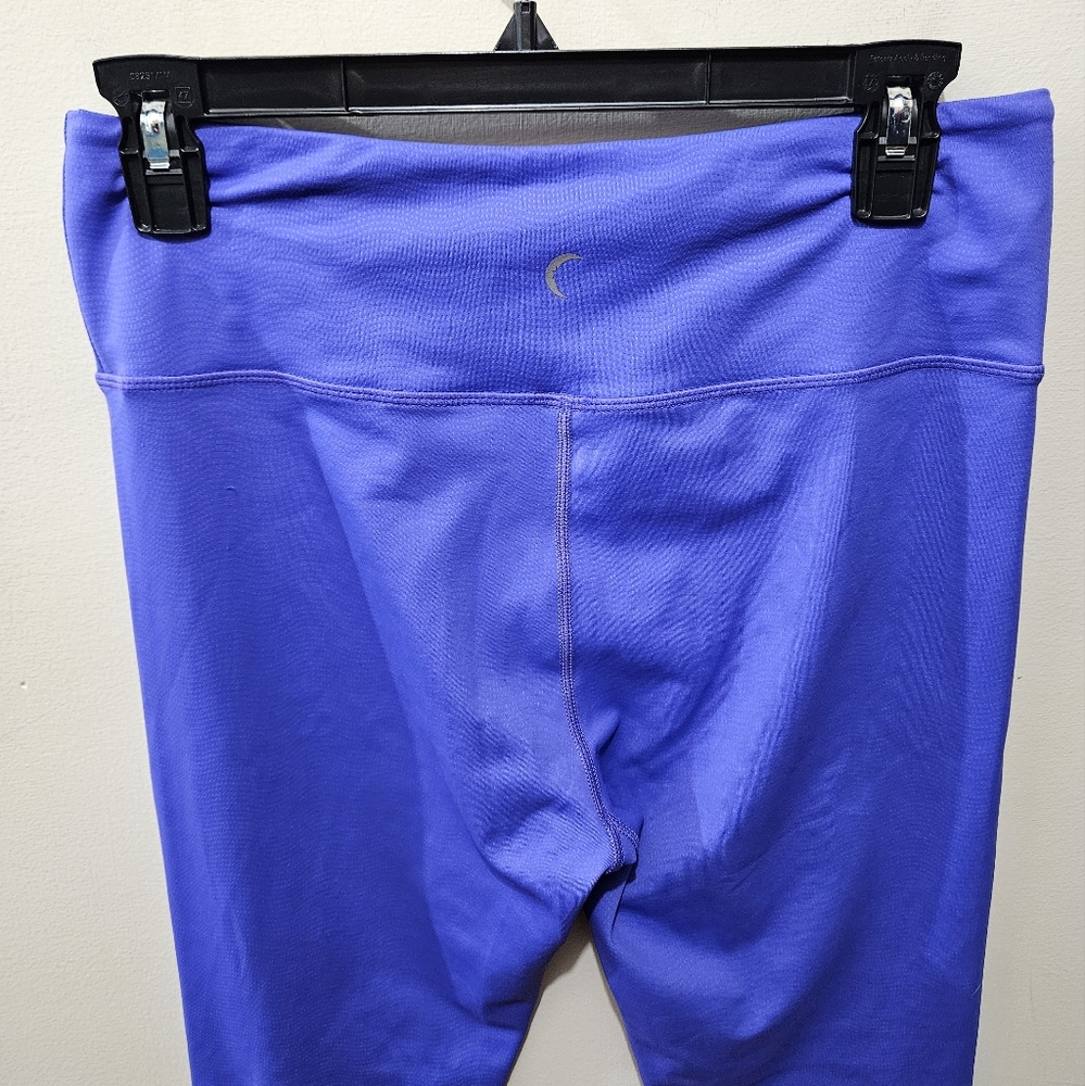 Zyia Active Purple Soft Stretch Crop Ankle Workout Athletic Leggings Size 8-10 - Picture 6 of 9